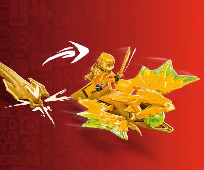 Конструктор LEGO NINJAGO 71803 Нападение с дракона на Арин