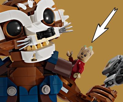 Конструктор LEGO Marvel Super Heroes 76282 Ракета и бебе Грут