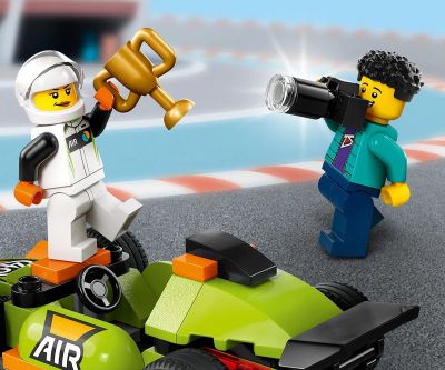 Конструктор LEGO City Great Vehicles 60399 Зелена състезателна кола