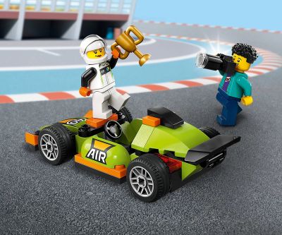Конструктор LEGO City Great Vehicles 60399 Зелена състезателна кола