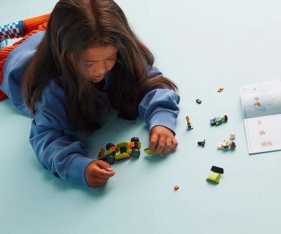 Конструктор LEGO City Great Vehicles 60399 Зелена състезателна кола