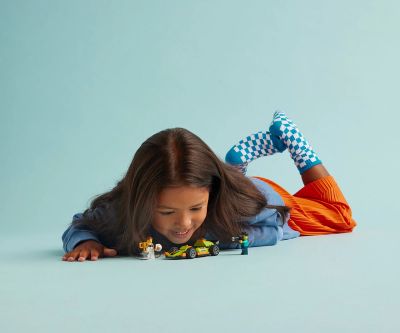 Конструктор LEGO City Great Vehicles 60399 Зелена състезателна кола