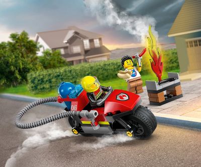 Конструктор LEGO City Fire 60410 Противопожарен мотоциклет