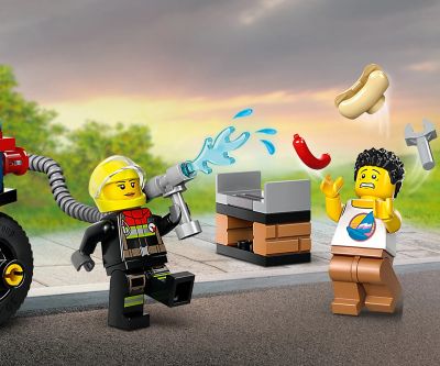 Конструктор LEGO City Fire 60410 Противопожарен мотоциклет