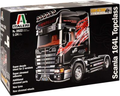 Сглобяем камион Scania 164L Topclass 1/24 ITALERI 3922