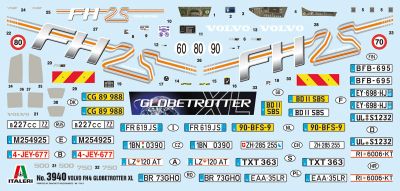 Сглобяем камион VOLVO FH16 GLOBETROTTER XL 1/24 ITALERI 3940