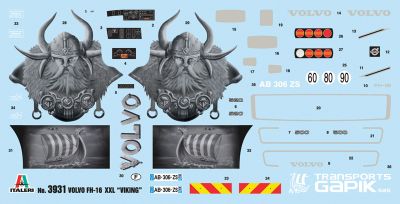 Сглобяем камион VOLVO FH-16 VIKING 1/24 ITALERI 3931