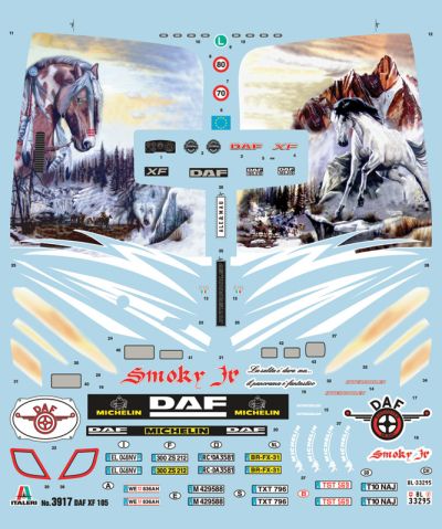 Сглобяем камион DAF XF10 1/24 ITALERI 3917