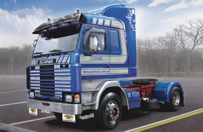 Сглобяем камион SCANIA 143M TOPLINE 4x2 1/24 ITALERI 3910