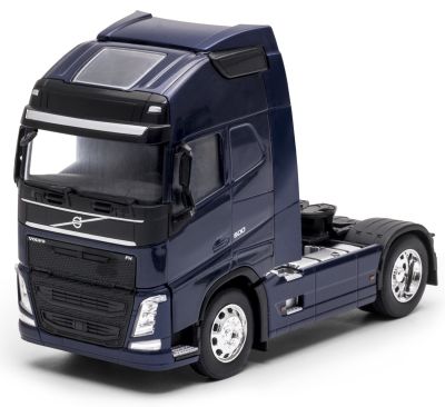 Метален камион влекач Volvo FH WELLY 1/32 син