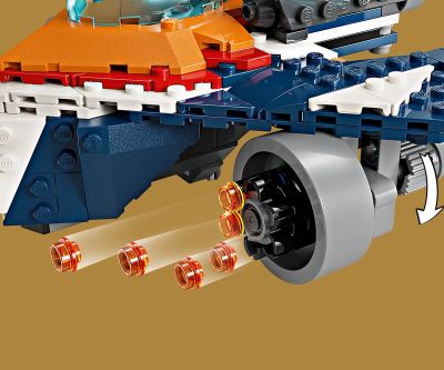 Конструктор LEGO Marvel Super Heroes 76278 Корабът Warbird на Ракета срещу Ронан
