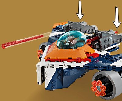 Конструктор LEGO Marvel Super Heroes 76278 Корабът Warbird на Ракета срещу Ронан