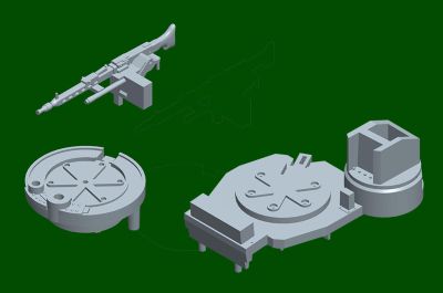 Танк за сглобяване German Leopard 2A6 Main Battle Tank 1:72 TRUMPETER 7191