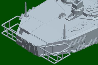 Танк за сглобяване German Leopard 2A6 Main Battle Tank 1:72 TRUMPETER 7191