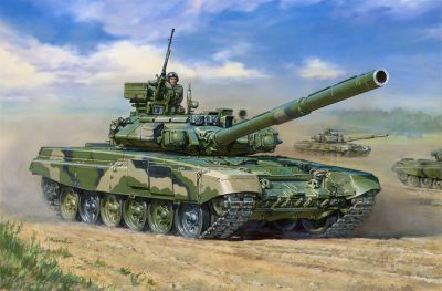 Съветски Танк за сглобяване T90 1:35 ZVEZDA 3573
