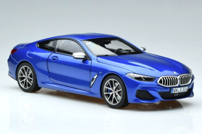 Метална кола BMW M850i 2019 Blue Norev 1:18 - 183286