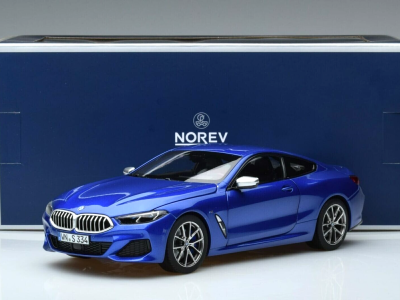 Метална кола BMW M850i 2019 Blue Norev 1:18 - 183286