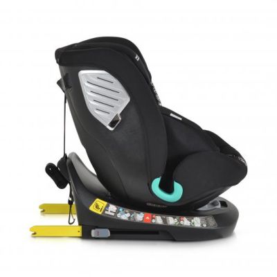 Детски стол за кола Cangaroo QUILL I-SIZE 40-150СМ ЧЕРЕН