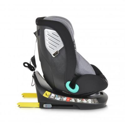 Детски стол за кола Cangaroo QUILL I-SIZE 40-150СМ СИВ