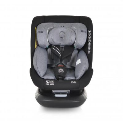 Детски стол за кола Cangaroo QUILL I-SIZE 40-150СМ СИВ