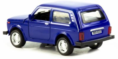 Метална кола Lada Niva 1:32 син