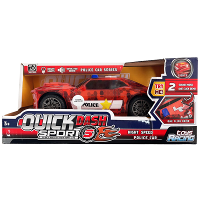 Детска полицейска кола с интериорно осветление