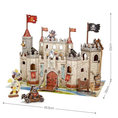 3D Пъзел Замък Pirate Knight Castle CubicFun P833h 