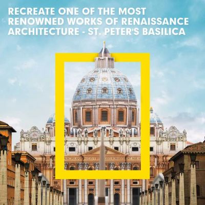 3D Пъзел National Geographic Vatican St.Peter's Basilica CubicFun DS0997h 