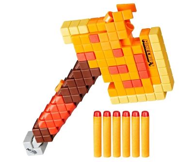 Нърф Nerf Minecraft Firebrand Dart Blasting Axe Hasbro F8953 