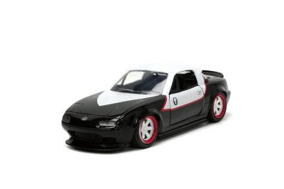 Метален автомобил Marvel Ghost Spider 1990 Mazda Miata Jada Toys 253223014 - 1/32 
