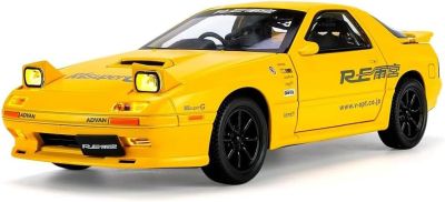 Метален автомобил Mazda RX7 със звук и светлини 1/24