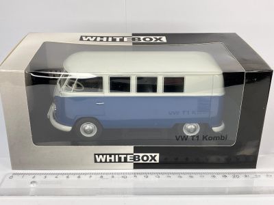 Метален бус Volkswagen T1 - 1960 WHITE BOX 124179