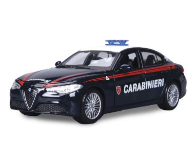 Метална кола за сглобяване Alfa Romeo Giulia Carabinieri 1:24 Burago