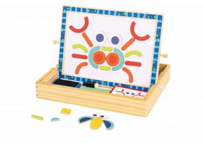 Двустранна магнитна дъска пъзел Tooky Toy TF849