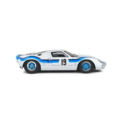 Метална кола FORD GT40 MK.1 WHITE #19 E.MARTA ANGOLA CHAMPIONSHIP 1973 SOLIDO 1:18 - 1803006