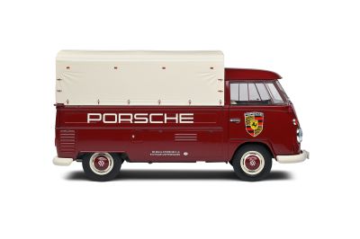 Метален бус Volkswagen T1 Pick-Up Porsche Service 1950 SOLIDO 1:18 - 1806707