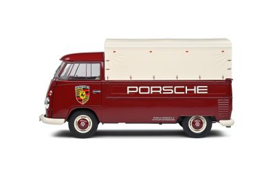 Метален бус Volkswagen T1 Pick-Up Porsche Service 1950 SOLIDO 1:18 - 1806707