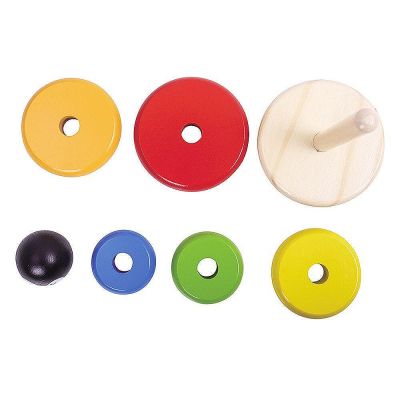 Дървена Бебешка низанка Пингвин Tooky Toy TKB502