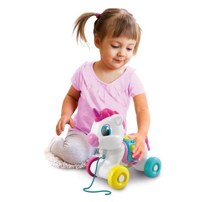 Музикалeн Eднорог за дърпане Clementoni Baby 17813