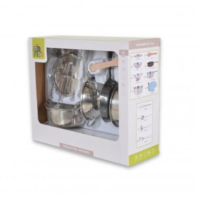 Комплект метални кухненски прибори 12 части LUX E5