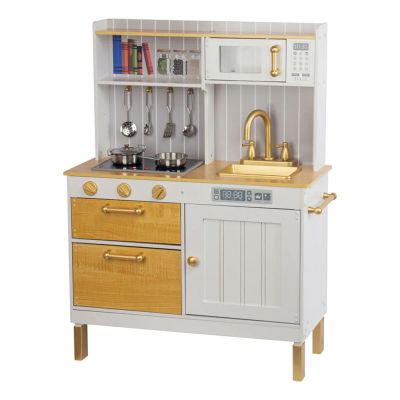 Дървена кухня Gold светещи котлони Wooden TL403004 