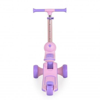 Сгъваема тротинетка със седалка Byox Evo Pink