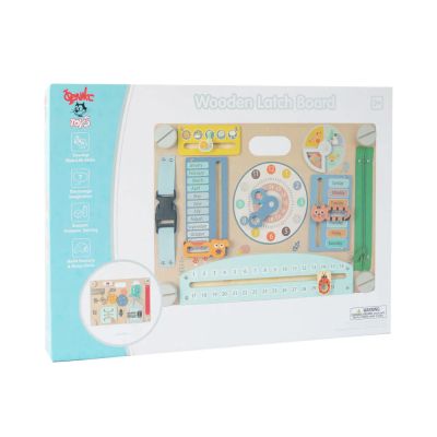 Монтесори дървена дъска с механизми за отваряне, затваряне и заключване Wooden TL813007 