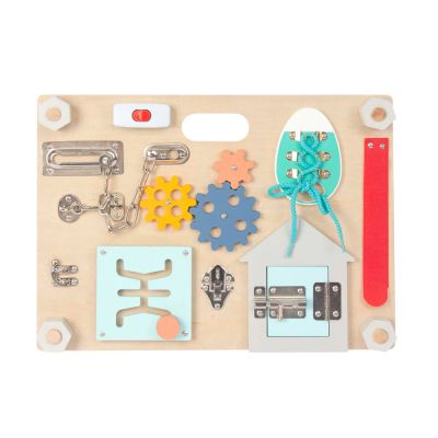 Монтесори дървена дъска с механизми за отваряне, затваряне и заключване Wooden TL813007 