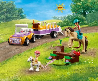 Конструктор LEGO Friends 42634 Ремарке за кон и пони