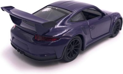 Металeн автомобил Porsche 911 GT3 RS лилаво -1:34 Welly 