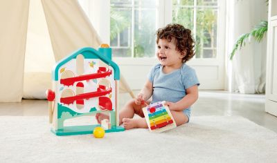 Детска музикална писта с топчета и ксилофон Hape H0512