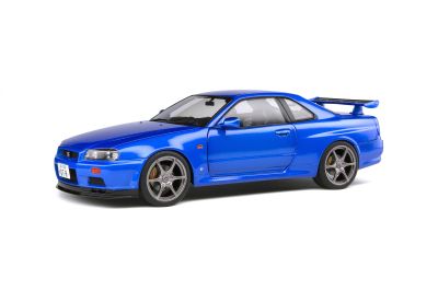 Метален автомобил Nissan Skyline (R34) GT-R SOLIDO 1:18 - 1804306