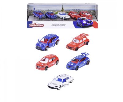 Комплект 5 метални колички French Touch Majorette 212055012