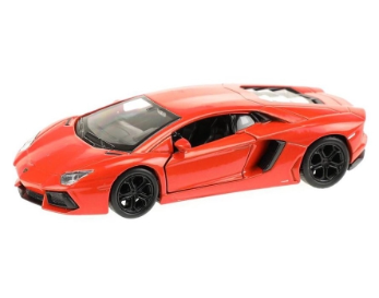 Метална кола Lamborghini Aventador Coupe Welly 1:34